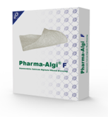 Vendaje hemostático para heridas con alginato de calcio