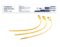 Sonda foley adulto látex forrado en silicona 2 vías